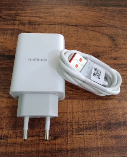 Infinix 100% Compatible 33W / 45W Box Pulled Original Flash Charger Fast Charging Cord Infinix Charger (Only Adapter & Adapter+Cable) Option Available Infinix Original Charger