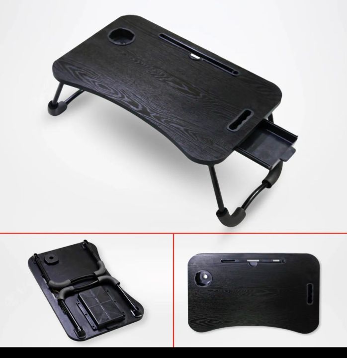Ergonomics%20Wood%20Portable%20Laptop%20Table%20Foldable%20Dormitory%20Bed%20Laptop%20Desk%20Book%20Reading%20Tray%20Cup%20slot%20Bed%20Table%20(2%20variants)%20with%20drawer%20&%20without%20drawer%20For%20Computer%20Notebooks%20-%20Image%204