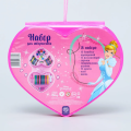 52 Pcs Heart Shape Colour Kit - Painting Set / Art Set For Kids (Random Character). 