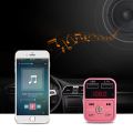 Bluetooth-compatible FM Tran_s_mitter Hands Free Car Kit Car Styling MP3 Music Player TF Flash Music 5V 2.1A USB Charger 12V-24V. 