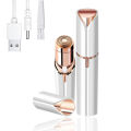 WISCOBUY Rechargeable Painless Facial Hair Remover for Women | USB Electric Shaver with LED Light | Lipstick-Shaped Portable Eyebrow, Lip, Chin & Upper Lip Trimmer | Original Finishing Touch Flawless Hair Removal | Imported & Original for Girls & Ladies. 