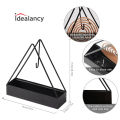Pack of 02 - Anti-Scald Mosquito Coil Holder With Tray Creative Wrought Iron Triangular Shape Mosquito Repellent Incense Rack Home Decor Tool Best. 