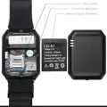 Sports Bluetooth Smart Watch Camera Lens Memory Card Supported Bluetooth Calling Support 280 mAh polymer battery Micro USB cable TPU Band. 
