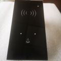 Smart Card Reader Screen Printed Glass Panel Black Tempered Glass. 