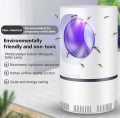 USB Powered Electric Photocatalytic Anti Mosquito Killer Lamp UV Photocatalyst Bug Insect Trap Light Pest Control - Mosquito Killer - White. 