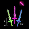 Cartoons Character Lightsaber Darth Maul Double-bladed Electronic Toy Collection For Kids Lights & Musical Light Saber Super Hero Roleplay Cosplay Plastic Lighting_Sword For Childrens Swords_ With Light & Music Best Toys Gift For Kid Children Boys & Girls. 