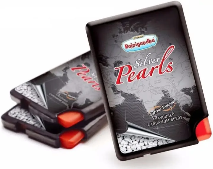 Rajnigandha%20Silver%20Pearls%20Saffron%20Blended%20Flavored%20Cardamom%20Seed%20Mouth%20Freshner%20-%20Image%202