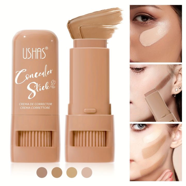 USHAS Cross-border Spot Makeup Solid Concealer Highlighter Pinkstick Stick Small and Portable Contour Brightening FS458
