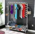 Best Quality Cloth hanging stand/ Double Shoes Rack Stand / Garments Stand/ Purse and Accessories Hanging stand/ Boutique Display stand rack for your Home and Garments shop. 
