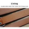 New Dog Collars Original Leather Pet Belt For Puppy Adjustable Solid Leather Colors With Stainless Swage Buckles. 