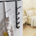 5 Level Over Door Hook for Hanging Coat Hangers, Hats, Purses, Backpacks, Purses, Jackets and Other Items. (1 Piece). 