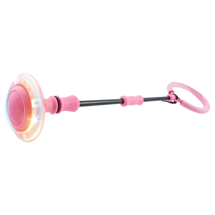 Pjump Ball Flashing Swing Ball with Flashing Lights, Skip It Toy for Kids Indoor & Outdoor