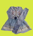 Winter Collection  Rashmi Frock with Tied Bow - Soft and Smooth for Your Baby Girl's Seasonal Style. 