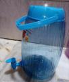 7 Liter Capacity Plastic Crystal Water cooler Bottle Cooler With Tap Water Dispenser Jar - Multicolour. 