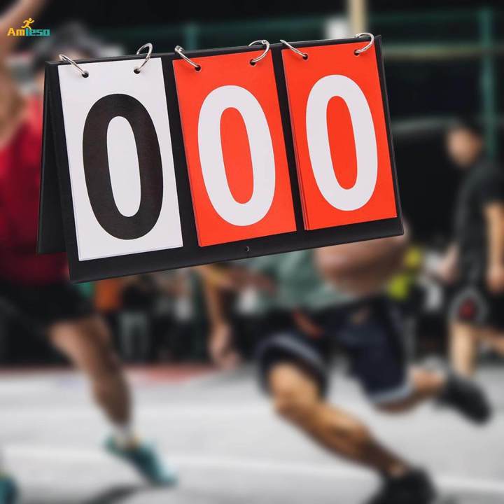 Scorekeeper Portable Table Top Scoreboard for Volleyball Competition Tennis