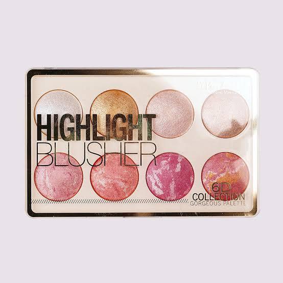 Seven Cool Blush Highlighter 8 Colors