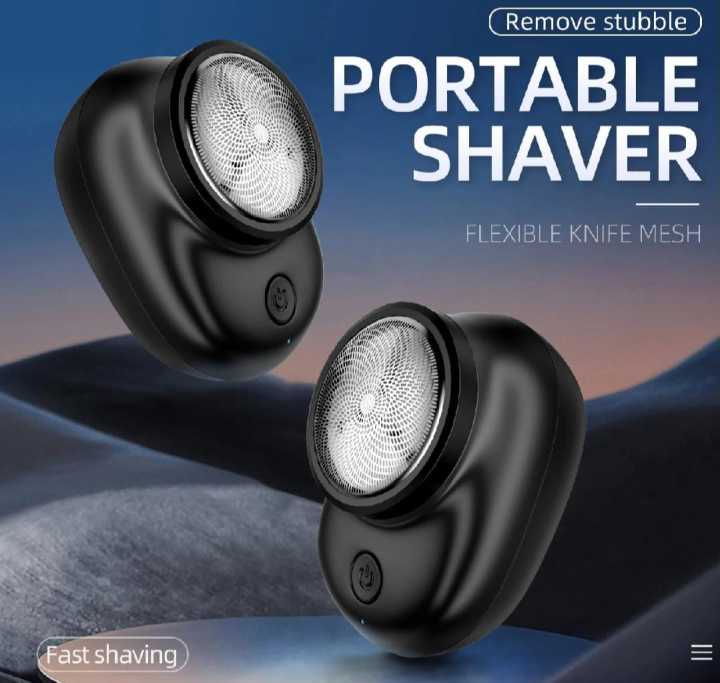 Mini Shaver Razor Usb Electric Portable Shaver Mini Razor USB Rechargeable Beard Trimmer ...