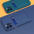 Samsung S24 Ultra Casing For Samsung Galaxy S24 S23 Plus Ultra A05 A05s A15 A25 A35 A55 Liquid Silicone Candy Color ID Credit Card Slot Anti-fall Phone Case Protective Back Cover. 