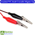 4mm Red and Black Banana Socket Plug Adapter and 28/45mm Crocodile Clip & Multimeter Test Leads by Electrica. 