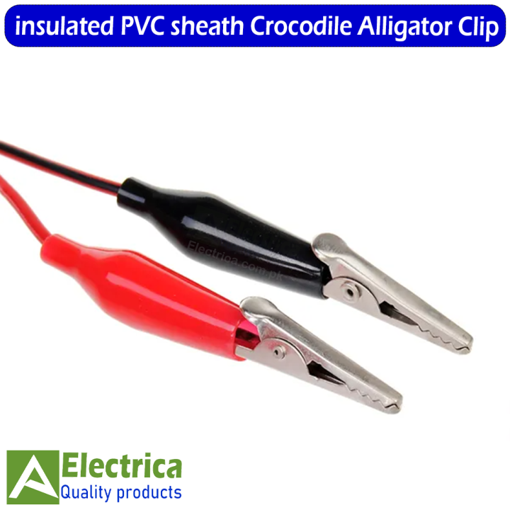 4mm%20Red%20and%20Black%20Banana%20Socket%20Plug%20Adapter%20and%2028/45mm%20Crocodile%20Clip%20&%20Multimeter%20Test%20Leads%20by%20Electrica%20-%20Image%205