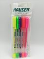 Hauser Neon pens gel pen set of 5 neon pens - Unique gel pens. 