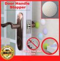 1~5 Self Adhesive Rubber Door Buffer Wall Protectors Door Handle Bumpers For Door Stopper Doorstop Golf Styling Rubber Fender Handle Door Lock Protective Pad Protection Home Wall Stickers Silicon Door Handle Stopper. 