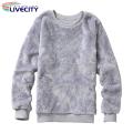 Men Pullover Top Windproof Solid Color Male Plus Velvet Sweatshirt. 