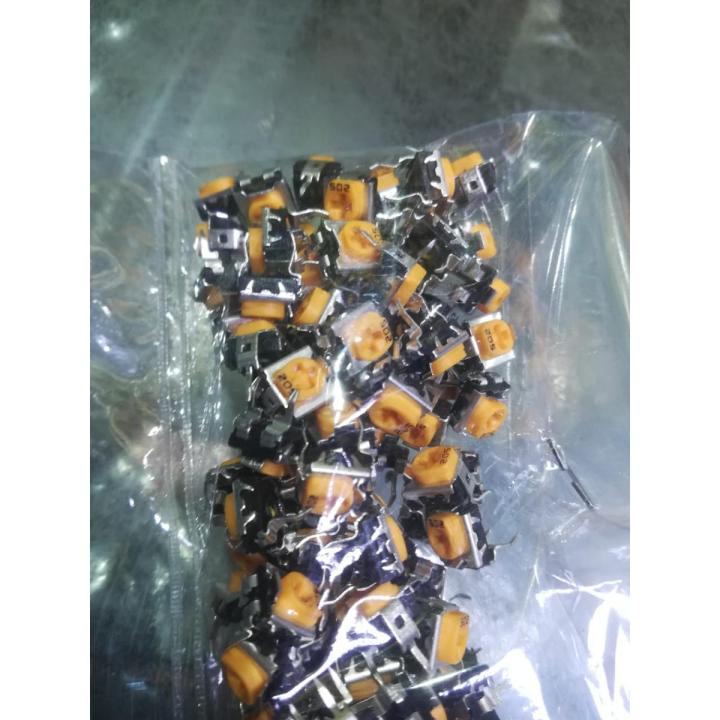 50Pcs 5K Ohm (502) Single Turn Trimmer Potentiometer Variable Resistor
