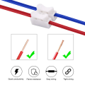 CH2 CH3 Mini Electrical Clamp Connecting Terminal White 2P 3P Spring Quick Splice Cable Wire Connectors Terminal Block. 