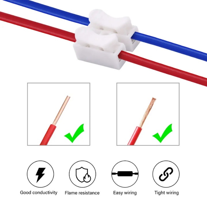 CH2%20CH3%20Mini%20Electrical%20Clamp%20Connecting%20Terminal%20White%202P%203P%20Spring%20Quick%20Splice%20Cable%20Wire%20Connectors%20Terminal%20Block%20-%20Image%204