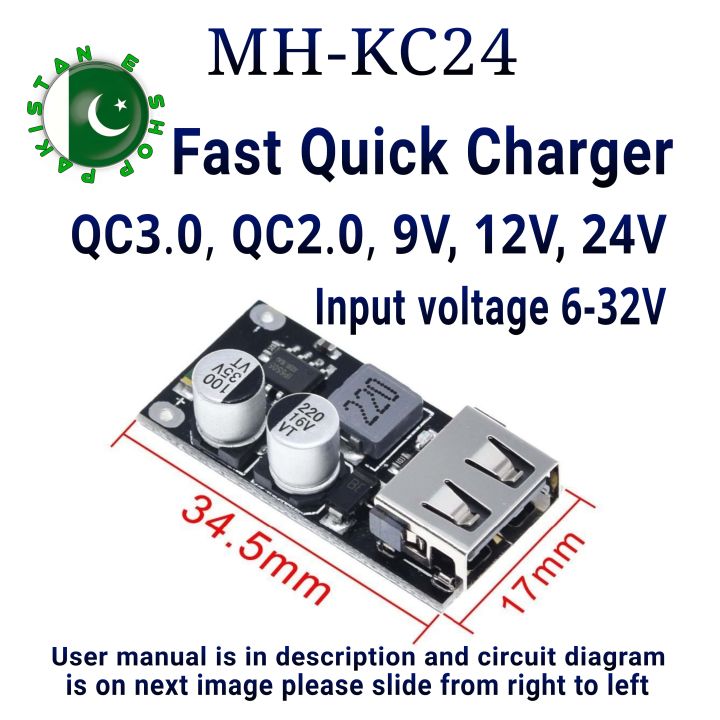 QC3.0%20QC2.0%20USB%20DC-DC%20Buck%20Converter%20Charging%20Step%20Down%20Module%20to%20Fast%20Quick%20Charger%20Circuit%20Board%20for%20Solar%20or%20UPS%20Battery%20to%20Fast%20Mobile%20Charger%20MH-KC24%206-32v%20to%205v%20Step%20Down%20Fast%20Charger%20Module%206-32V%209V%2012V%2024V%20to%20Fast%20Quick%20Charger%20Pakistan%20e%20shop%20-%20Image%202