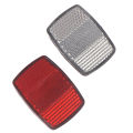 Bicycle Plastic Reflector Tail Light Reflector Front And Rear Warning Tail Light Cycling Accessories. 