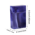Marbled Ciggie Case Portable Box Marbled Container Plastic Ciggie Case For Man. 