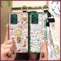 Waterproof Back Cover Phone Case For ZTE Blade V30 Vita/V2022 Wristband Cartoon Fashion Design Silicone Phone Holder. 