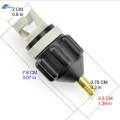Paddle Air Compressor Adaptor Inflatable Boat Adaptor. 