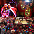 Christmas Novelty LED lights glowing Christmas Light Bulb Necklace Christmas decorations For home Xmas Navidad new year. 