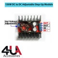 Step Up Boost Converter Module 150W 12-32V to 12-35V DC to DC Step Up Converter Adjustable Voltage Power Supply Converter. 