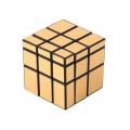 Wire Drawing Magic Cube Golden-(K.S.). 