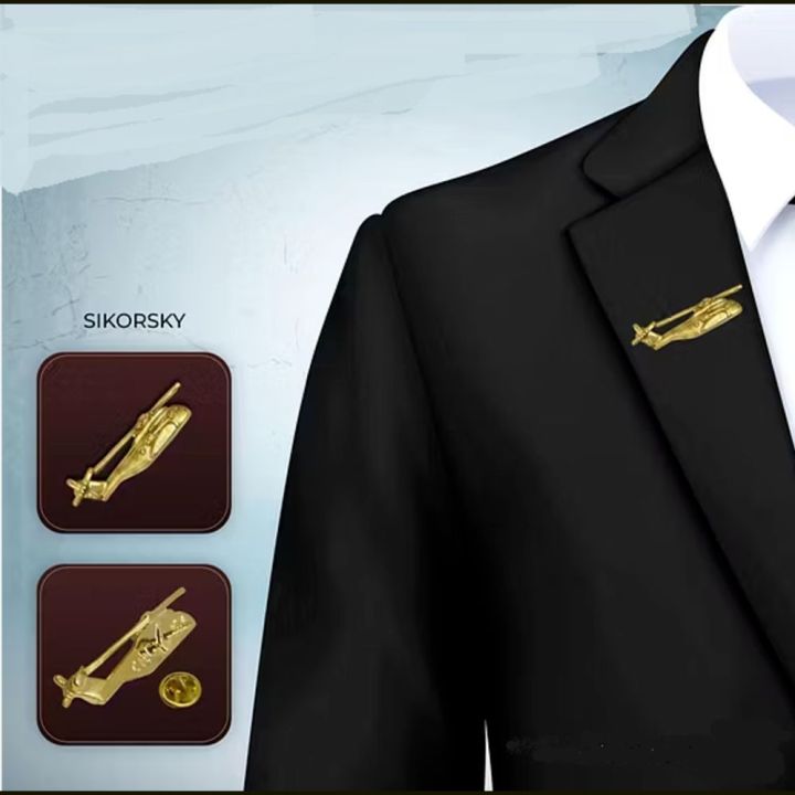 New Design Air Force Pin Brooch - F 16 Airplane Lapel Pin Brooch - Fighter Jet Pilot, Aviation Brooch