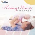 Home Genie Baby Dry Sheet Ultra Absorbent Dry Sheet | Waterproof Rubber Sheet | Bedding Sheet | Dry Reusable Mat | Water Resistant Medium Size Dry Sheet | Size - 70X100cm Pack of 1- Blue. 