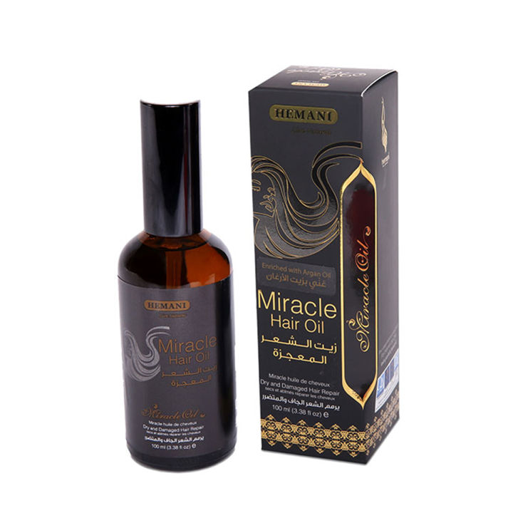 𝗛𝗘𝗠𝗔𝗡𝗜 𝗟𝗜𝗩𝗘 𝗡𝗔𝗧𝗨𝗥𝗔𝗟 - MIRACLE HAIR OIL 100ML