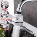 360°Rotatable 3 Modes Adjustment ABS Water Saving Tap Aerator Nozzle Adjustable Faucet Shower Head Filter Sprayer Spout for Kitchen Bathroom. 