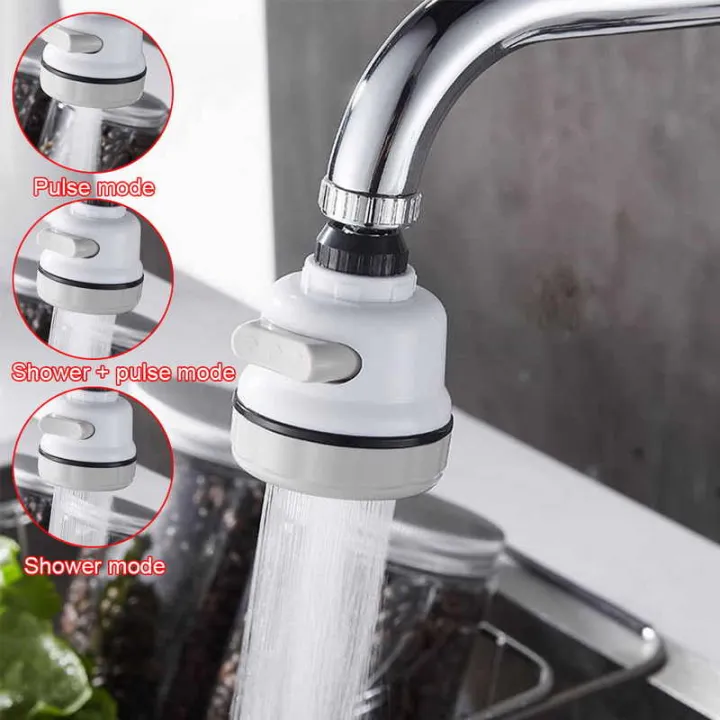 360%C2%B0Rotatable%203%20Modes%20Adjustment%20ABS%20Water%20Saving%20Tap%20Aerator%20Nozzle%20Adjustable%20Faucet%20Shower%20Head%20Filter%20Sprayer%20Spout%20for%20Kitchen%20Bathroom%20-%20Image%204