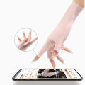 Summer Ice Silk Half Fingers Gloves Women Breathable Thin Fingerless Gloves Outdoor Riding Driving Gloves Sunscreen Mittens. 