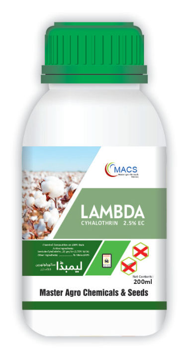 Lamda 2.5 % EC 200 ml for all Insect killer Spray only apply on effective Plants