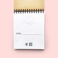 Create Your Own Magic Sketchbook | 190 & 235 gram paper | 7x9 Inches | 50 Sheets | Perfect for Sketching or drawing with Pencil, Pen and Markers, and Painting with Acrylic Paint, Watercolor Paint, Gouache. 