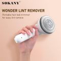 Sokany Lint Remover - Pet Hair Remover with Extra Shaving Surface, Rechargeble Ideal for Travel, Replaceable Blade, Corded and Cordless Operation. 