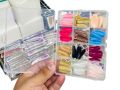576/288/144/96 Colorful Artifical Nails Acrylic Full Cover Nail Premium Fake Nails Set for Girls. 