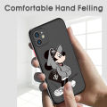 UCUC for OPPO F7 F7 Pro Back Cover Handsome Mouse Frosted Transparent Hard Phone Case Thin Shockproof Full Cover Camera Protect Case. 