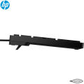 HP Halley Wired Desktop 320K Standard USB Wired Keyboard with Quiet Keys and Adjustable Slope - Black. 